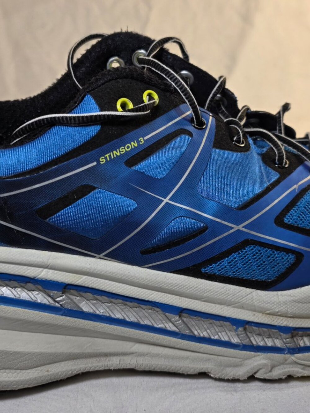 Hoka One One Stinson 3 ATR Trail Running Shoes Blue and Black See Desc for Size - Picture 9 of 16